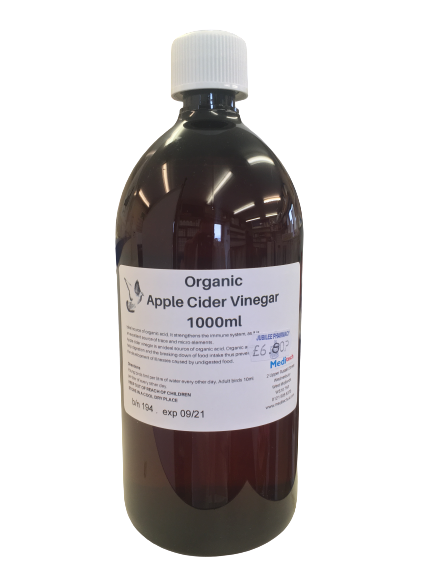applecidarviengar Apple Cider Vinegar (Organic) 1000ml